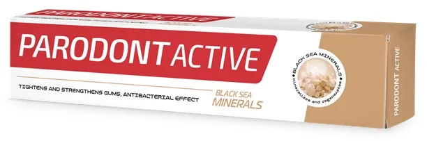 Pasta de dinti Black Sea Minerals, 75ml, Parodont Active