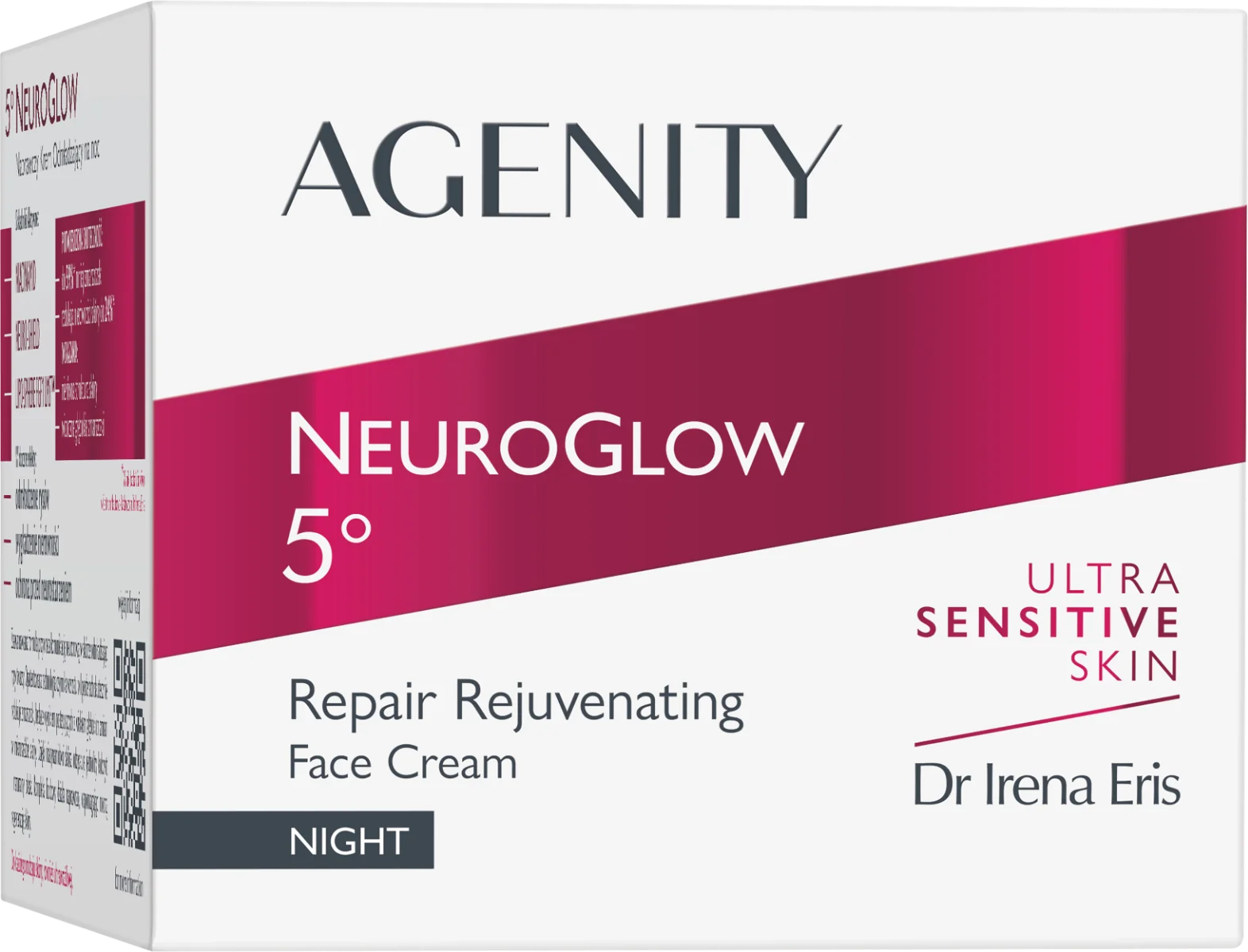 Crema de noapte cu efect de rejuvenare si reparare NeuroGlow 5, 50ml, Agenity