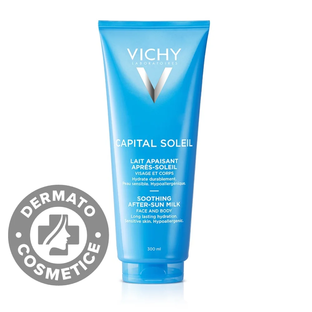 Lapte-gel hidratant dupa plaja Capital Soleil, 300ml, Vichy