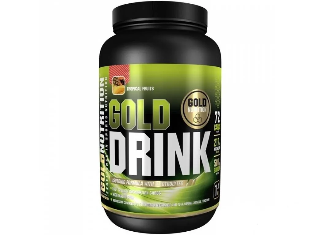 Gold Drink cu aroma tropicala, 1kg, Gold Nutrition
