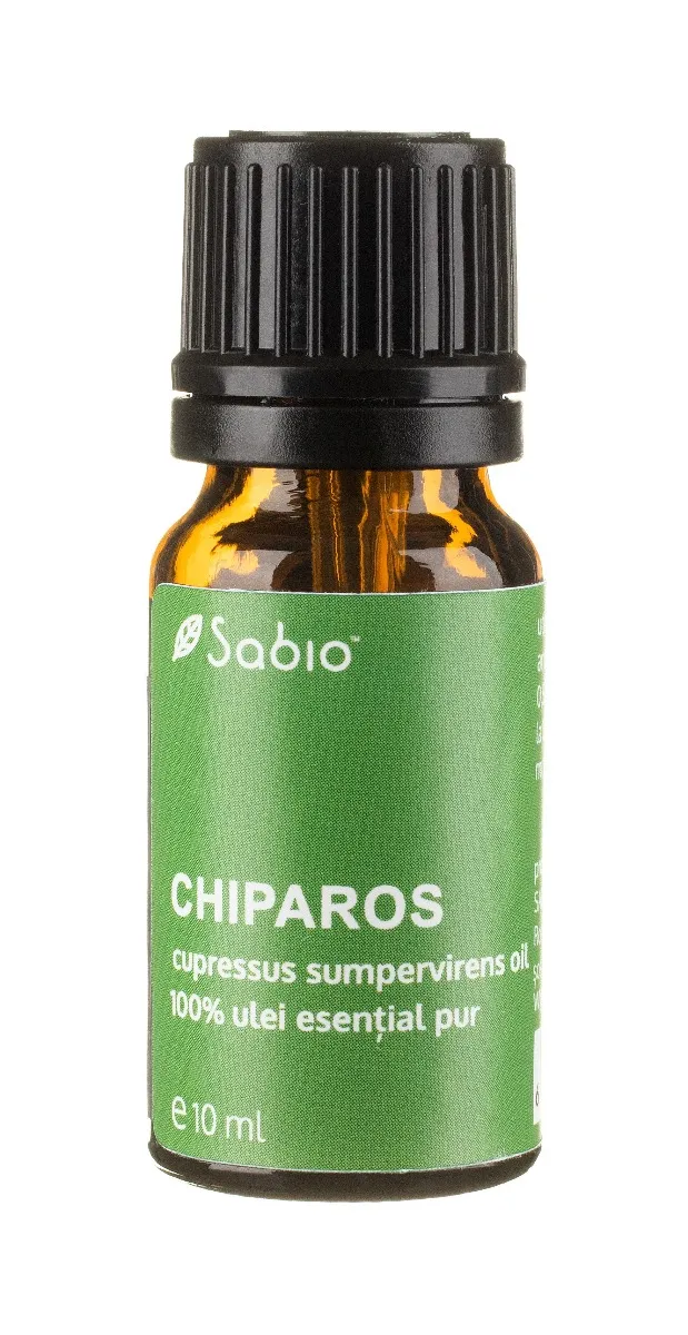 Ulei esential pur de chiparos (cupressus sumpervirens), 10m, Sabio
