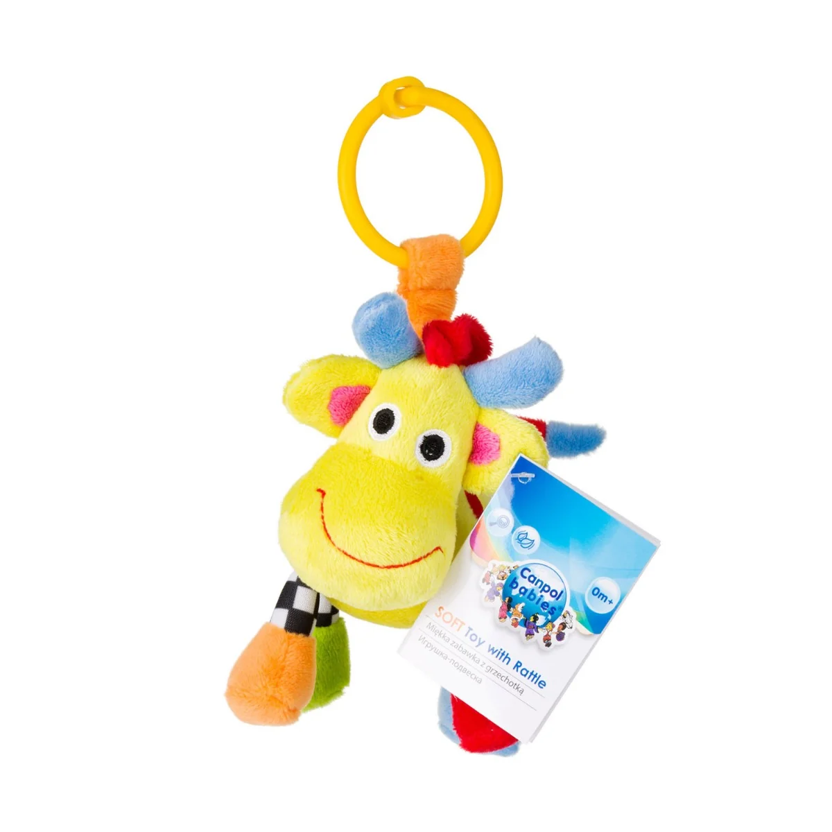 Jucarie moale zornaitoare Crazy Animals, 1 bucata, Canpol babies
