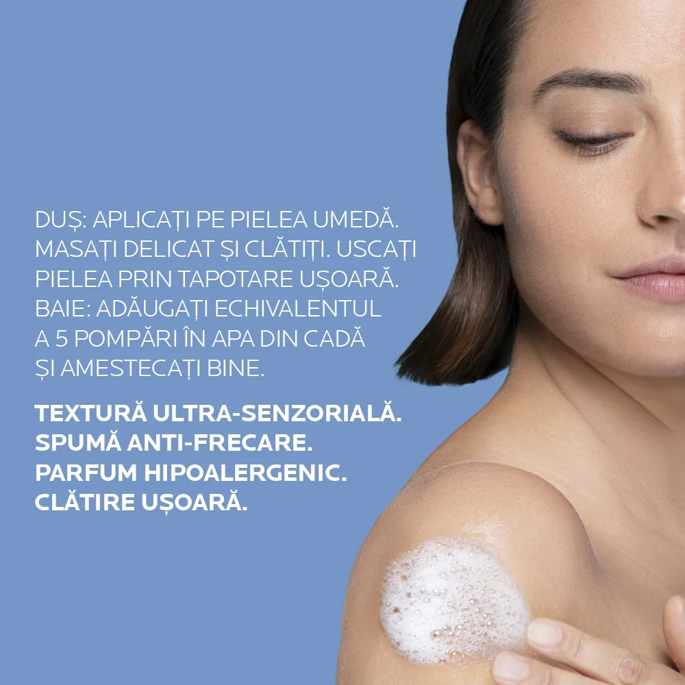 Rezerva ulei de spalare hidratant Lipikar AP+, 400ml, La Roche-Posay