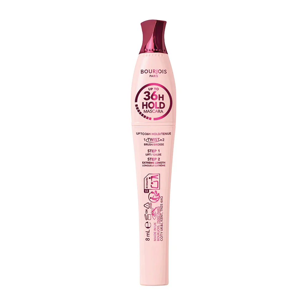 Mascara cu rezistenta 36h Twist Lift & Freeze Black, 8ml, Bourjois