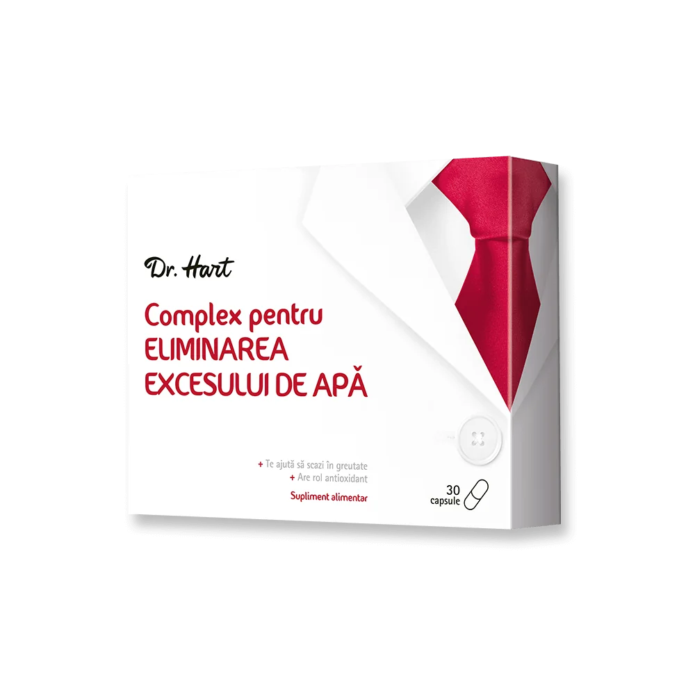 Dr.Hart Complex pentru eliminarea excesului de apa, 30 capsule