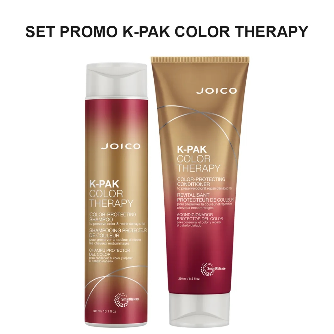Pachet Promo Color Therapy K-PAK Sampon 300ml + Balsam de par 250ml, Joico 