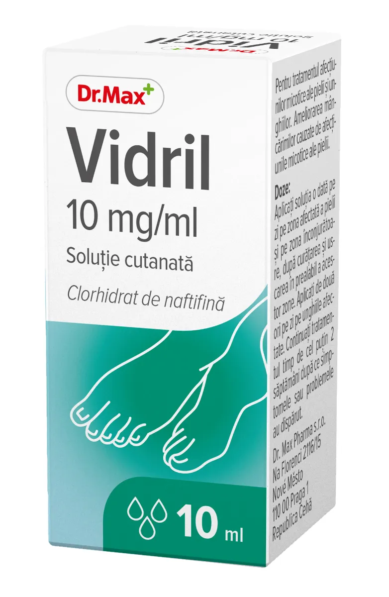 Dr.Max Vidril Solutie cutanata 10 mg/ml, 10ml