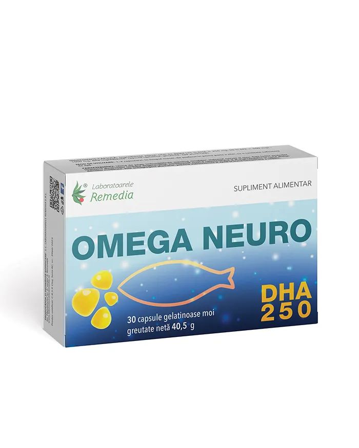 Omega Neuro, 30 capsule moi, Laboratoarele Remedia