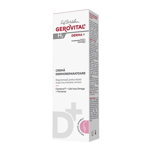 Crema dermoreparatoare H3 Derma+, 50ml, Gerovital