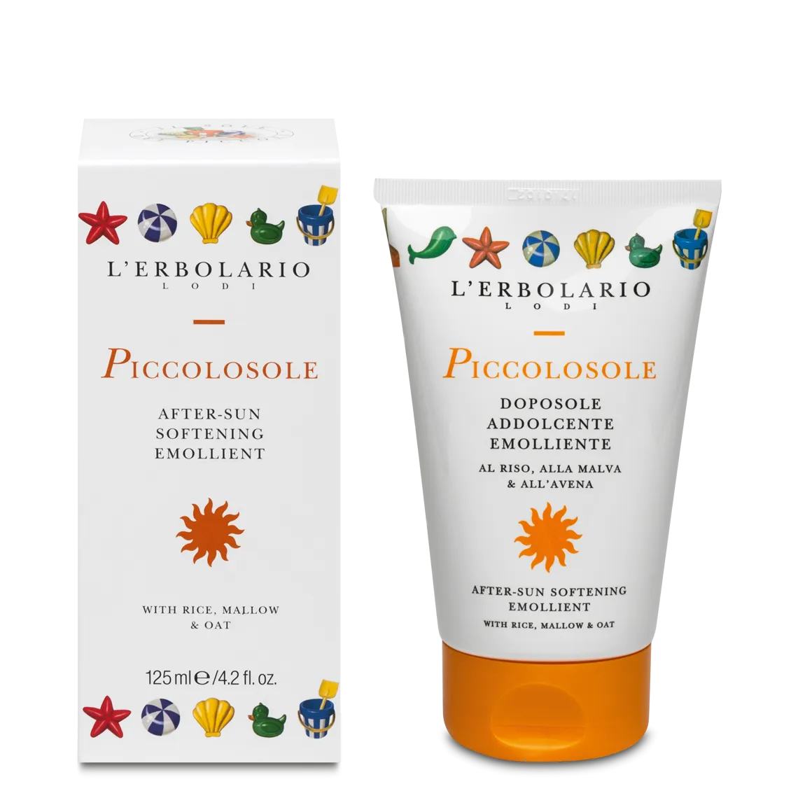 L'Erbolario After-Sun Piccolosole pentru copii, 125ml