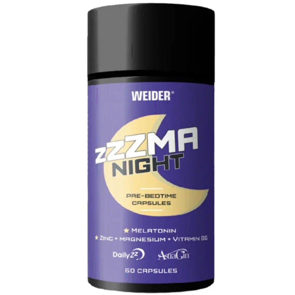 Magneziu activ cu melatonina ZMA Night, 60 capsule, Weider