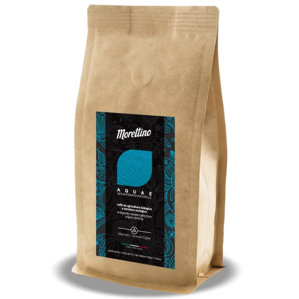 Cafea macinata Bio artizanala Aquae, 200g, Morettino