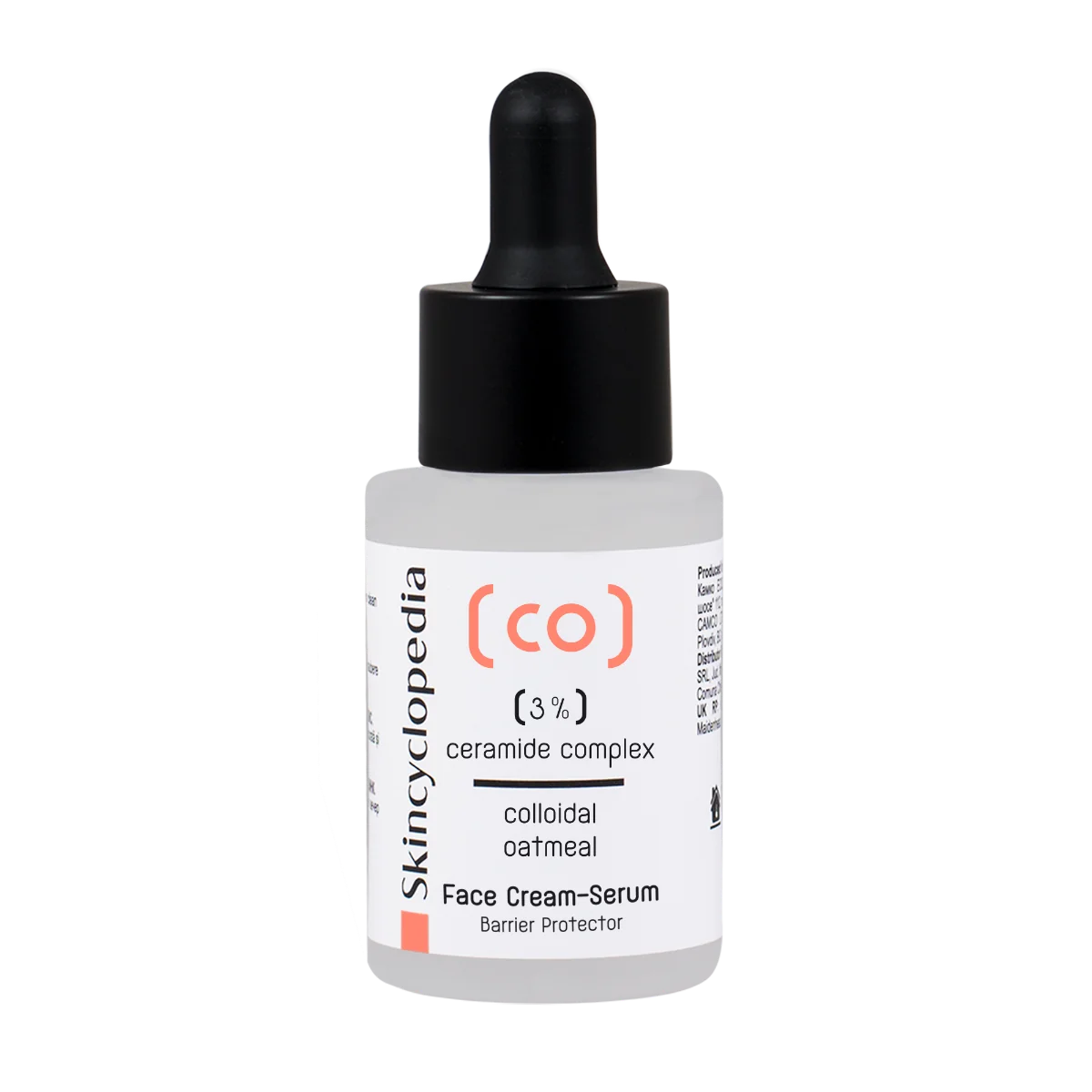 Ser facial cu 3% complex ceramide si ovaz coloidal, 30ml, Skincyclopedia