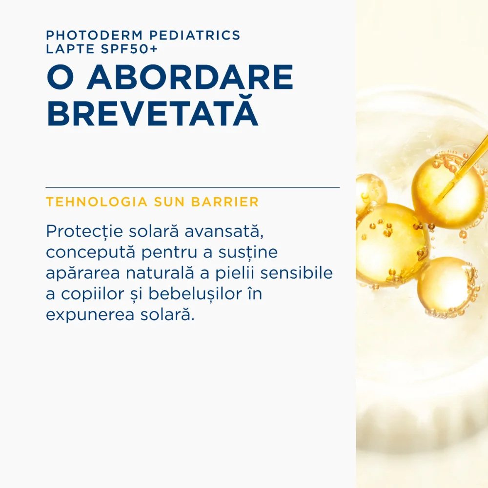 Lotiune cu protectie solara SPF 50+ pentru copii Photoderm Pediatrics, 200ml, Bioderma