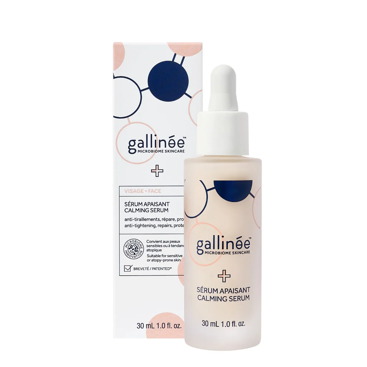 Ser facial cu efect calmant Calming Serum, 30ml, Gallinee