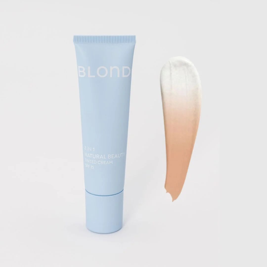Crema coloranta BB Cream 2 in 1 Natural Beauty cu SPF15 - Medium 02, 30ml, Blondesister