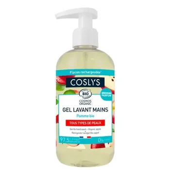Gel bio pentru spalare pe maini fara sapun cu extract de mere, 300ml, Coslys
