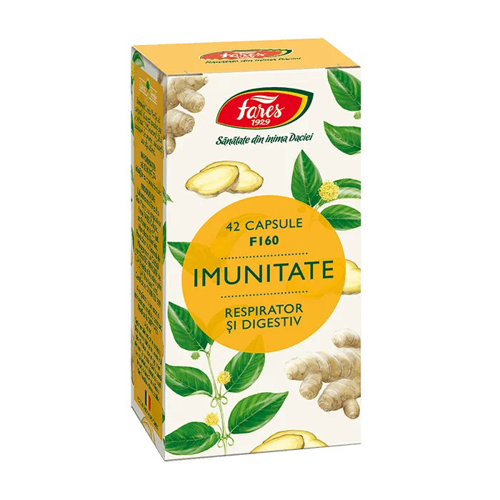 Imunitate, respirator si digestiv F160, 42 capsule, Fares