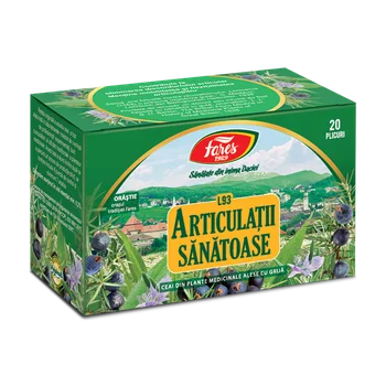 Ceai Articulatii sanatoase L93, 20 pliculete, Fares