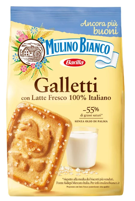 Biscuiti cu lapte Galletti, 350g, Mulino Bianco