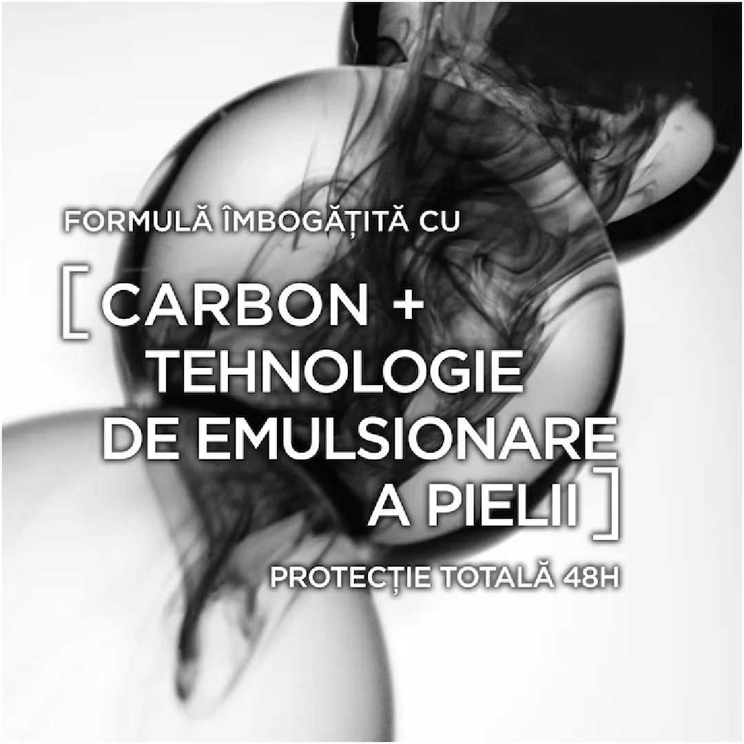 Antiperspirant roll-on Carbon Protect, 50ml, L'oreal Men Expert