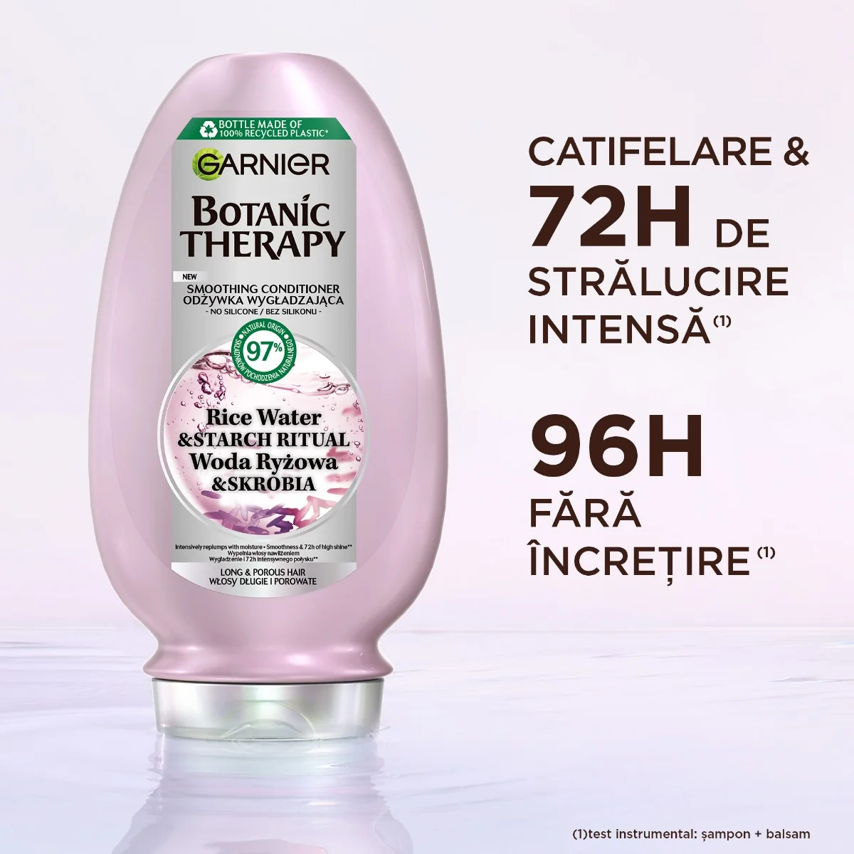 Balsam pentru parul lung Rice Water Botanic Therapy, 200ml, Garnier