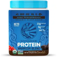 Proteina organica vegana cu aroma de ciocolata, 375g, Sunwarrior