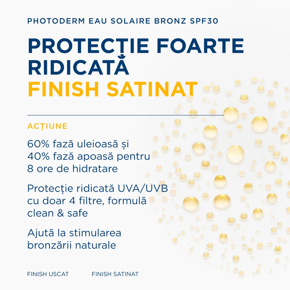 Apa de protectie solara SPF 30 Photoderm, 200ml, Bioderma
