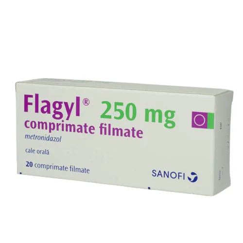 Flagyl 250mg, 20 comprimate filmate, Sanofi