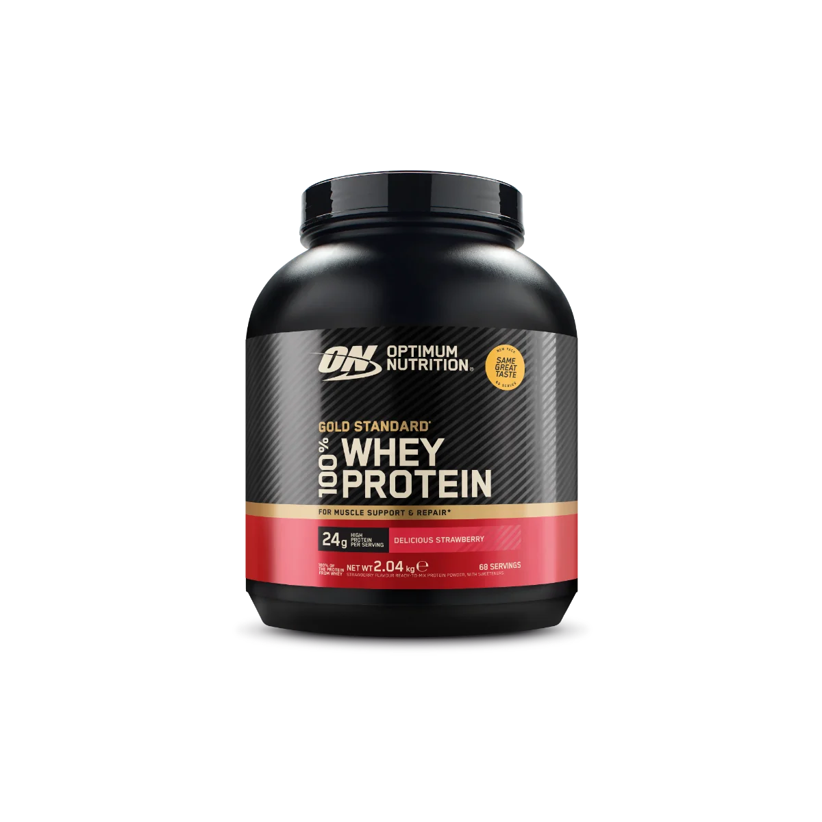 Pudra proteica proteine din zer 100% whey gold standard Capsuni, 2.04kg, Optimum Nutrition