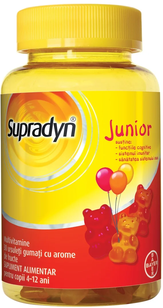 Supradyn Junior, 30 ursuleti gumati, Bayer