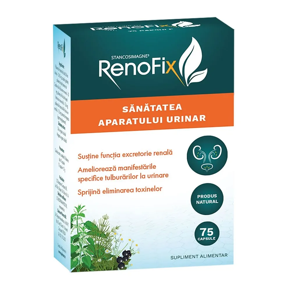Renofix Stancosimagne, 75 capsule, Queisser Pharma
