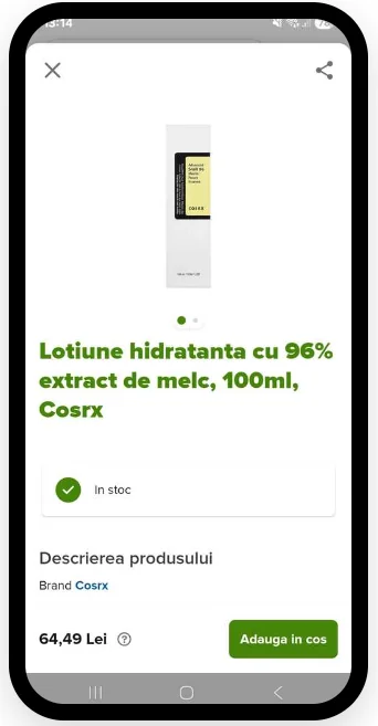 Screenshot aplicatie Dr. Max Screenshot aplicatie Dr. Max