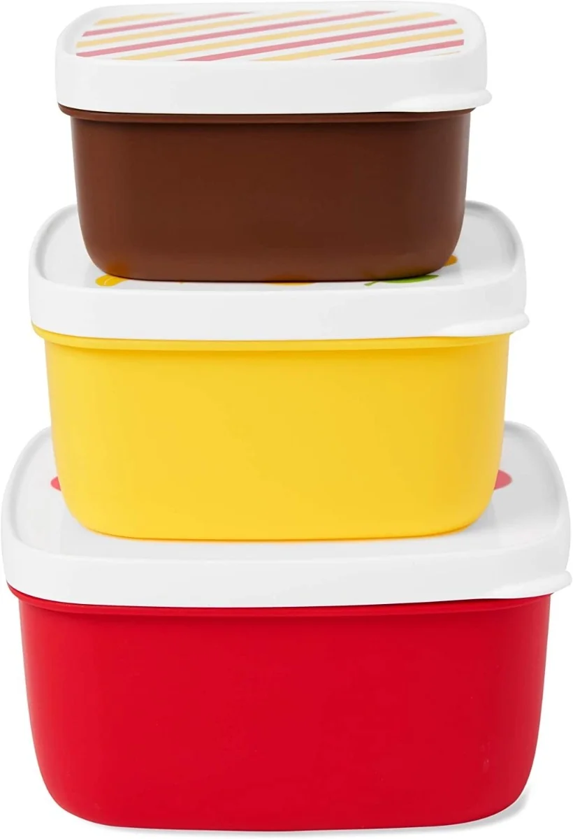 Set cutii pentru pranz Zoo Maimutica, 3 bucati, Skip Hop