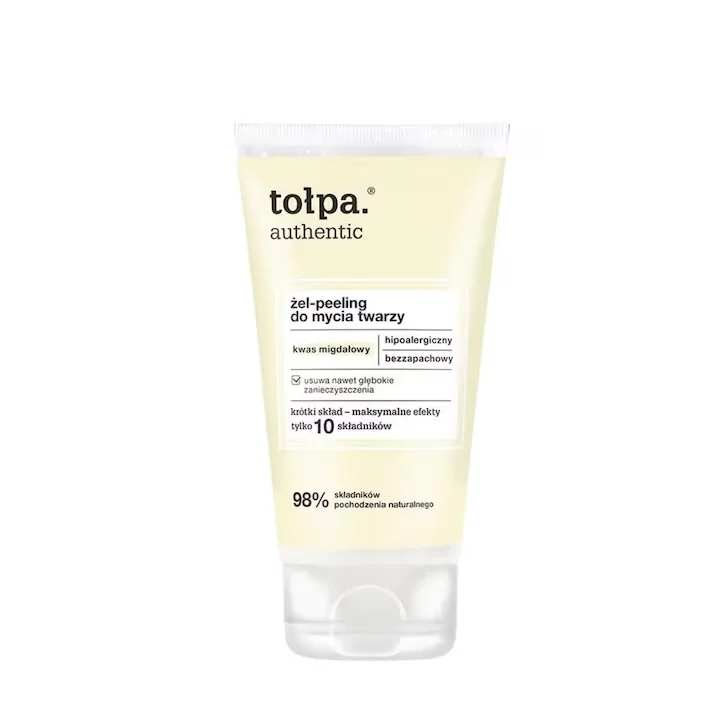Gel peeling pentru curatarea fetei Authentic, 150ml, Tolpa