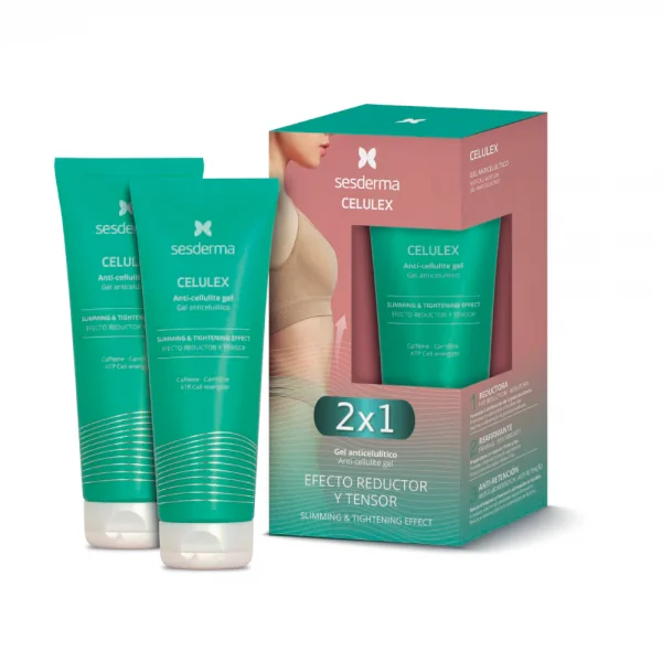 Pachet Gel anti-celulita Celulex, 2 x 200ml, Sesderma