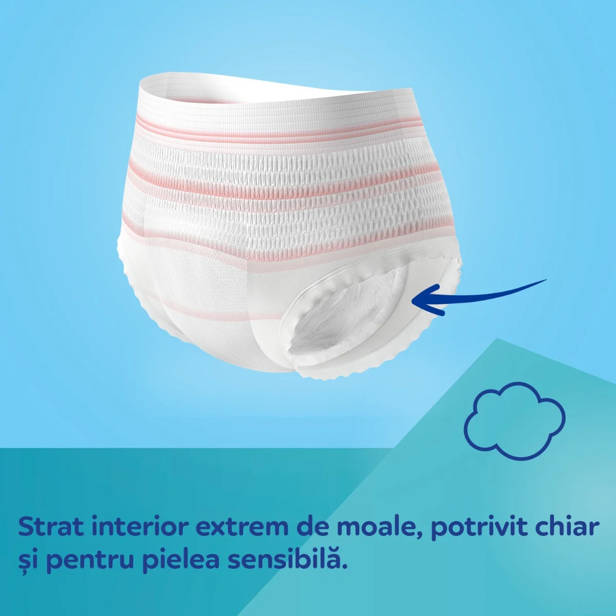 Chiloti postnatali de unica folosinta 2 in 1 marimea L/XL, 5 bucati, Canpol babies