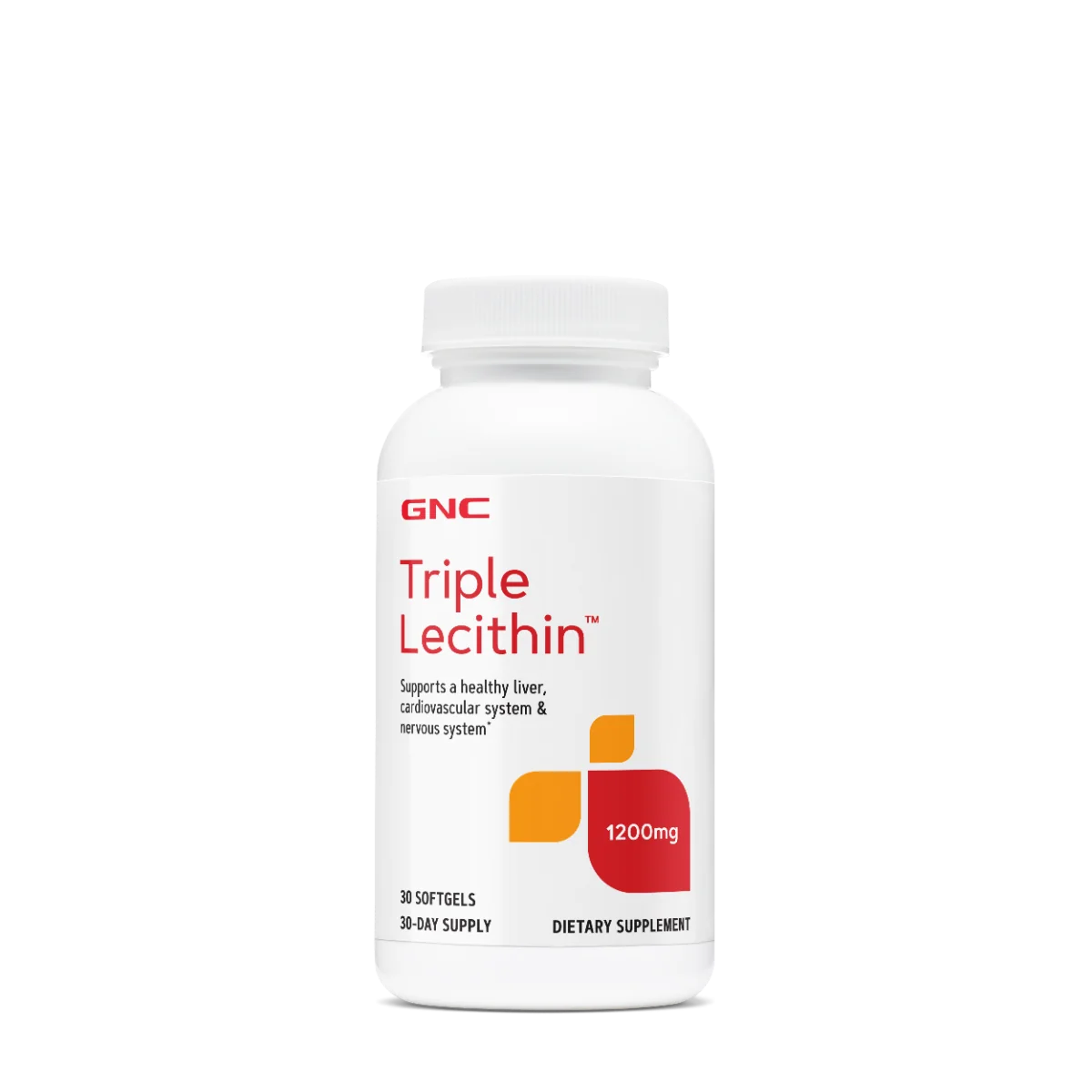 Triple Lecithin 1200mg, 30 capsule, GNC