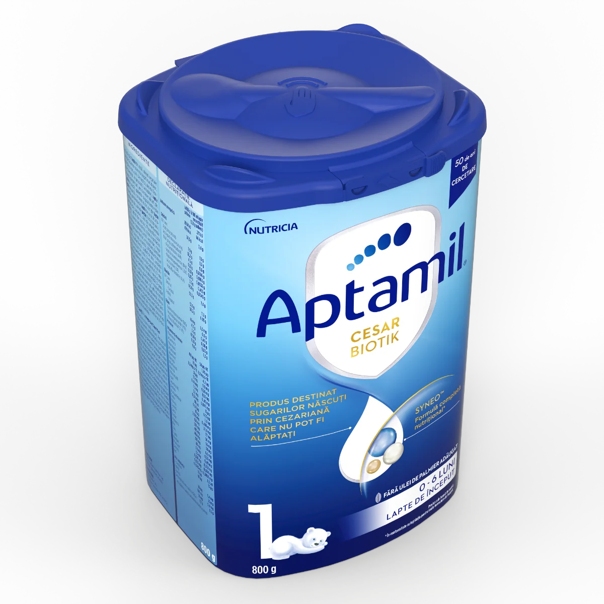 Lapte de inceput 0-6 luni CESAR-BIOTIK 1, 800g, Aptamil