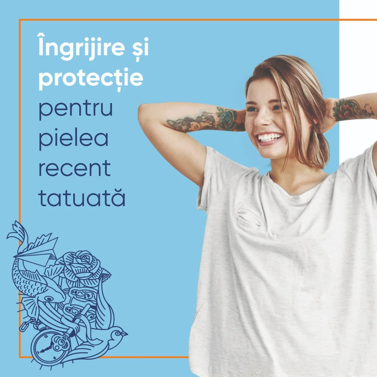 Unguent pentru ingrijirea tatuajelor Bepanthen Tattoo, 50g, Bayer