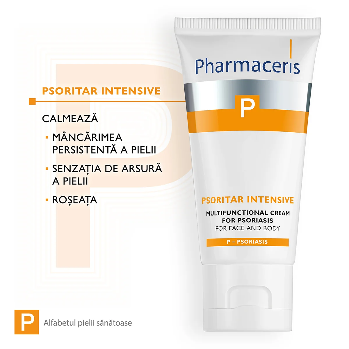 Crema multifunctionala pentru psoriazis Psoritar-Intensive P, 50ml, Pharmaceris