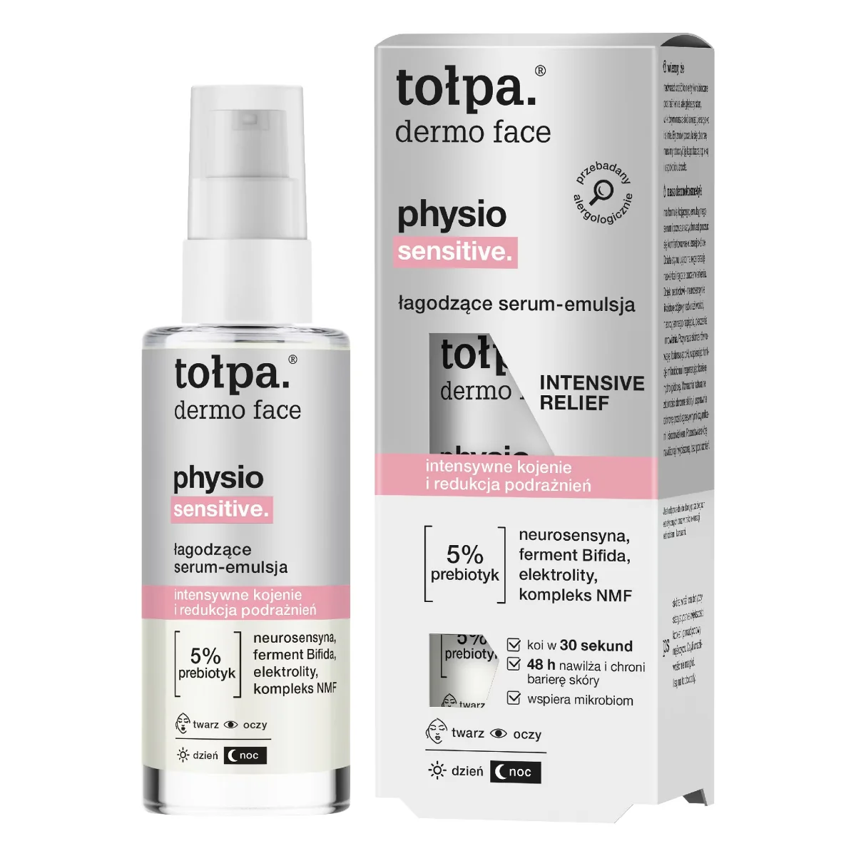 Serum calmant pentru piele sensibila Dermo Face Physio Sensitive, 45ml, Tolpa