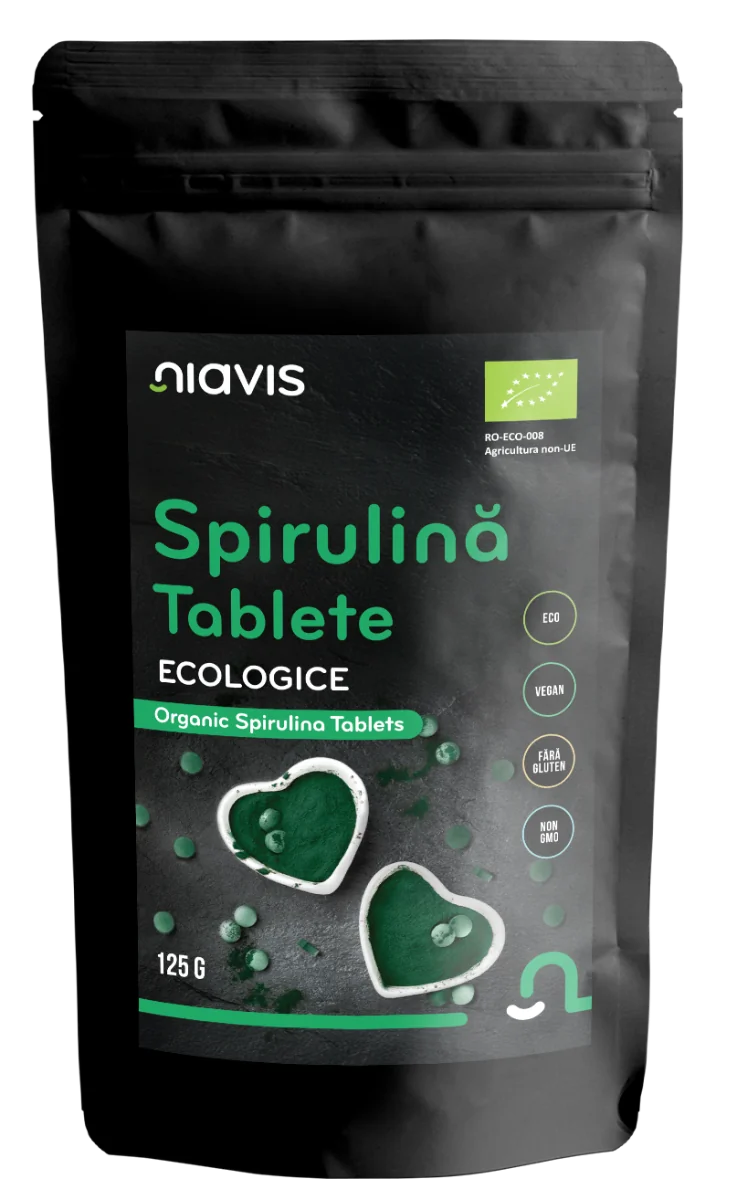 Spirulina Tablete ecologice, 125g, Niavis