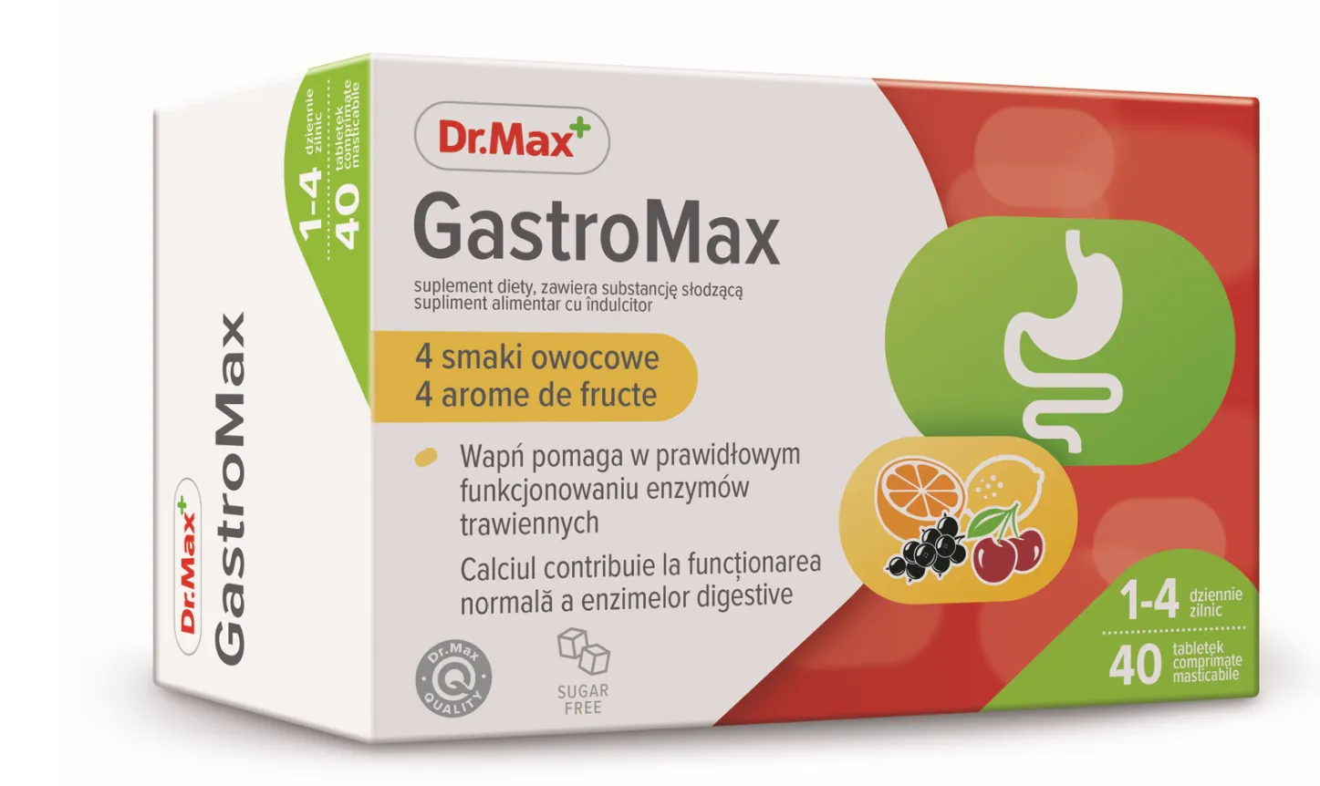 Dr.Max GastroMax, 40 comprimate masticabile