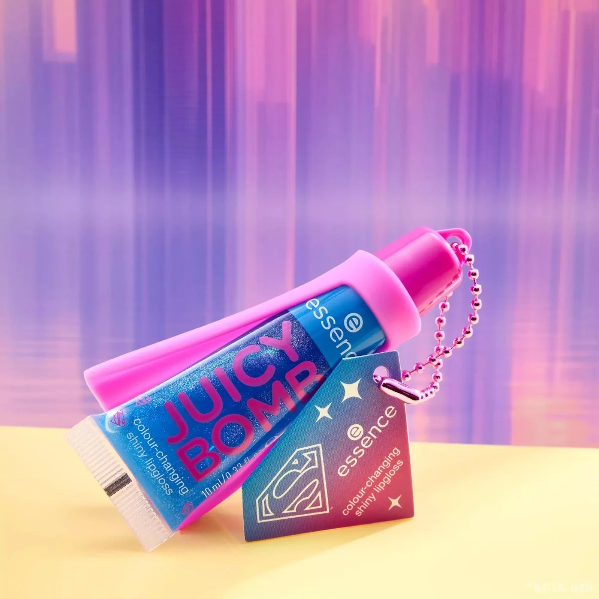 Luciu de buze Superman Juicy Bomb Colour-Changeing, 10ml, Essence