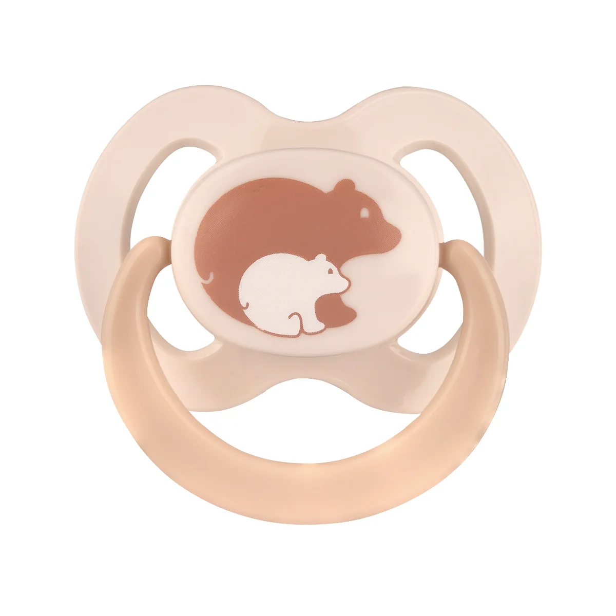 Suzete multicolore cu inel Talia 1+ Steribox, 2 bucati, Baby Nova