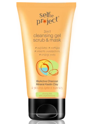 Scrub activ de curatare a fetei, 150ml, Selfie Project