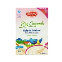 Cereale Bio cu orez lapte si vanilie de la 4 luni, 200g, Topfer