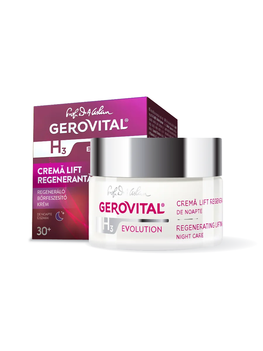 Crema lift regeneranta de noapte H3 Evolution, 50ml, Gerovital