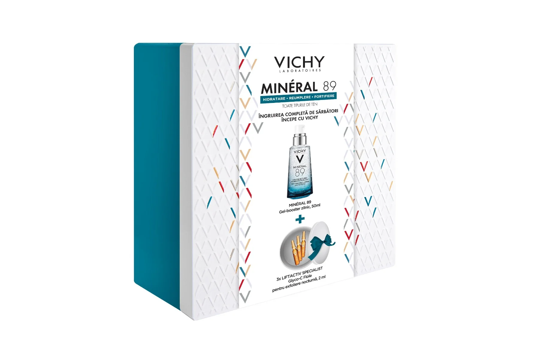 Pachet XMAS21 Mineral 89 pentru toate timpurile de ten, Vichy